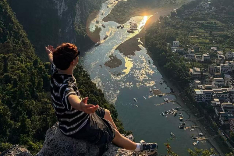Yangshuo: Sunset & Scenic Afternoon Tour with pickup