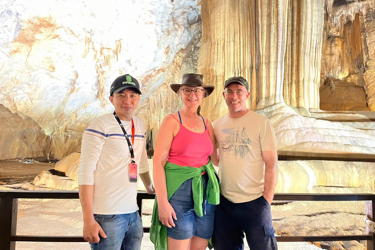 Phong Nha: Zipline Dark Cave & Paradise Cave Exploration Option 4: Full Adventure Experience - Drop-off in Hue