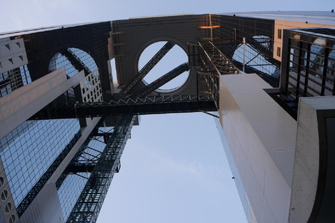 Osaka: Umeda Sky, Underground Mall & Nakazakicho Walk Small Group Tour without Entrance Fees with Meeting Point