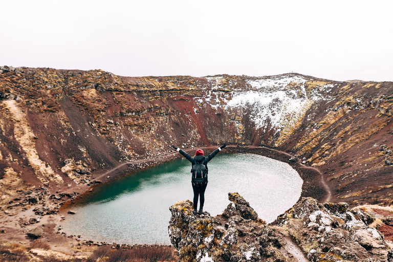 Reykjavik: Golden Circle & Waterfalls in Chinese冰岛黄金圈中文一日团 黄金圈一日游（含12号巴士站免费接送）