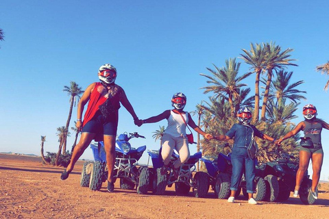 Quad biking sunset in Marrakech