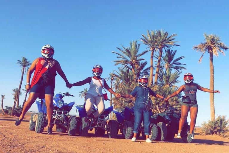 Quad biking sunset in Marrakech