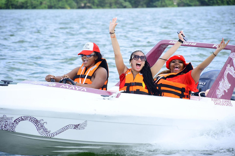 Cancun: Mayan Jungle Tour with Speedboat & Snacks Cancun: Mayan Jungle Tour with Speedboat & Snack w/ Transfer