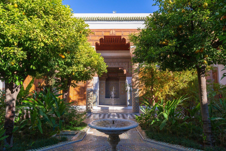 Marrakech: Bahia Palace, Ben Youssef Madrasa & Secret Garden English: Shared Group Guided Tour - From the Meeting Point