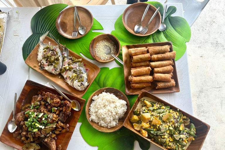 Aula de culinária da cozinha tradicional de Cebu