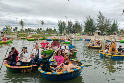 Hoi An: Basket Boat Ride in the Coconut Forest Tour experience include option hotel Pick up and Drop-off