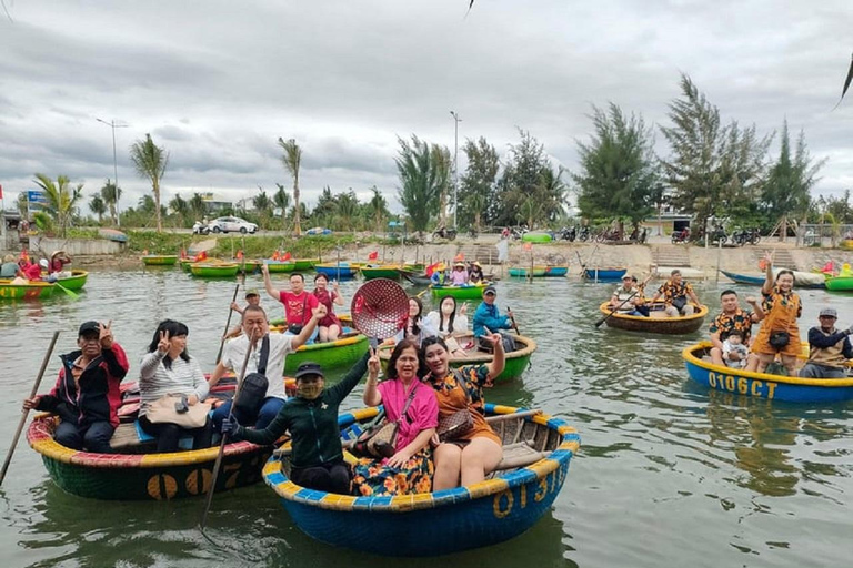 Hoi An: Basket Boat Ride in the Coconut Forest Tour experience include option hotel Pick up and Drop-off