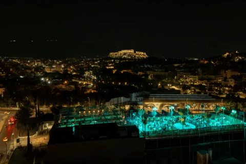 Athens: Greek Wedding Rooftop Party & Interactive Live Show Spirits Only Package