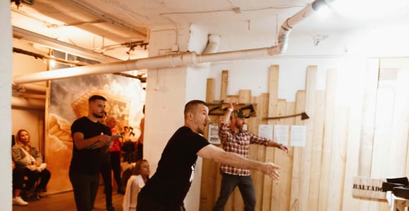 Budapest: Axe Throwing Session in Your Own Lane