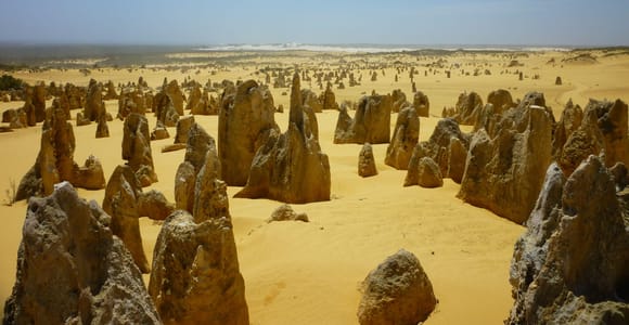 From Perth: Pinnacles Desert Private Tour with Coastal Stops