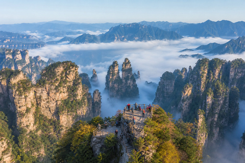 Zhangjiajie: Avatar Mountains E-Ticket & Guide Options 4-Day Park Ticket + 4 Mountain Transport Rides
