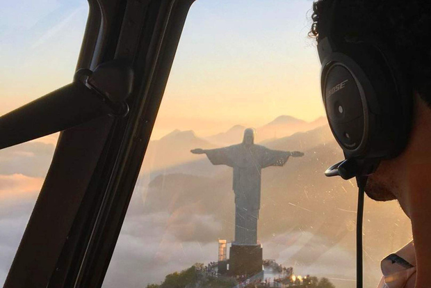 Rio: 30-minütiger PRIVATER Helikopterflug zum Cristo Redentor