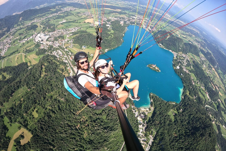 Bled: Tandem Paragliding Experience over Lake Bled