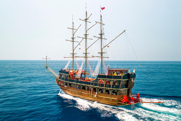 Alanya Pirate Cruise with Swimming Stops & Lunch