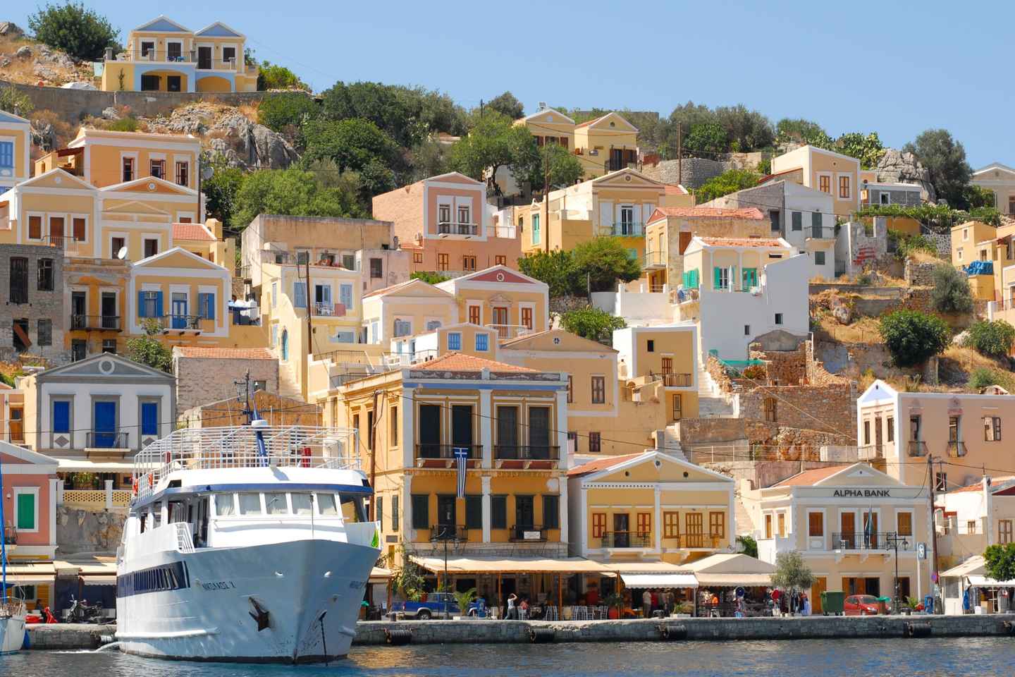 Rhodes: Boat trip to Symi island with swimming at St. George
