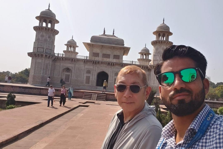 From Delhi: Taj Mahal and Agra Day Trip by Gatimaan Express Tour From Agra with Private Car, Driver & Expert Tour Guide