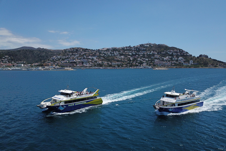 From Roses: Cap Norfeu Boat Cruise & Swimming