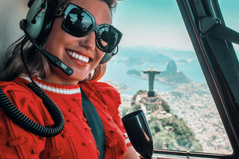 Rio de Janeiro: Passeio de helicóptero pelo Cristo Redentor Tour Compartilhado de 20 minutos