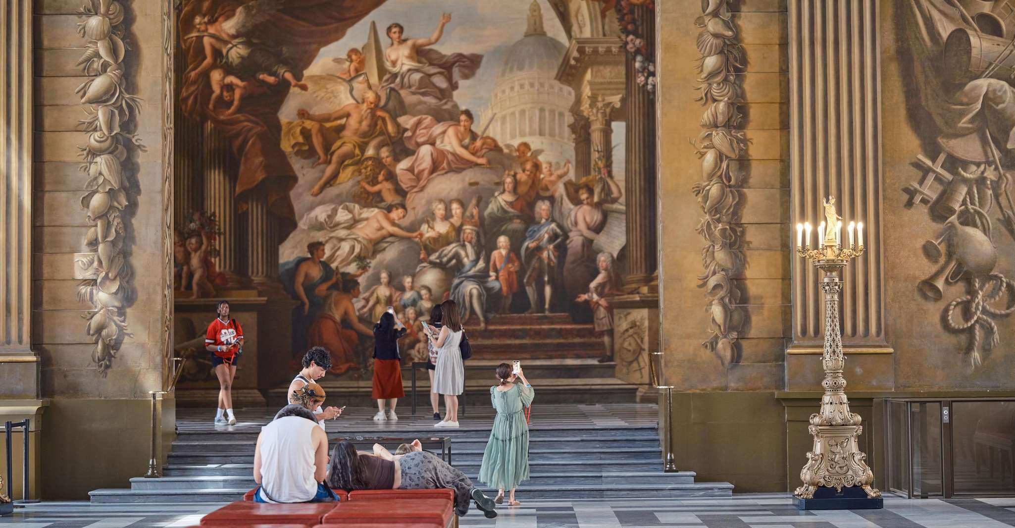 Greenwich: Painted Hall Entry and Old Royal Naval College