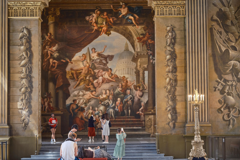 格林威治彩绘大厅入口和老皇家海军学院伦敦：彩绘大厅入口和旧皇家海军学院之旅