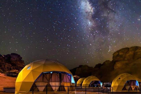 VIP 2-Day Private Petra, Wadi Rum & Dead Sea ( Martian ) bubble luxury Tent 5 star suncity camp