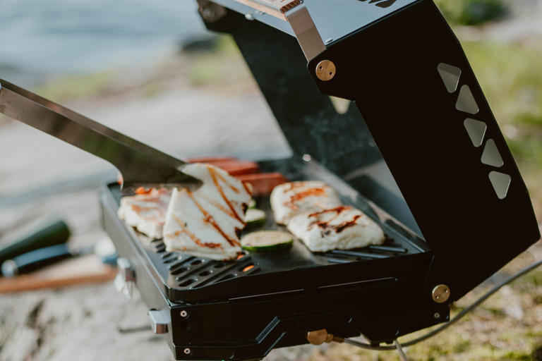Stockholm: Sunset Canoe Beaver Safari & BBQ on Island Stockholm Pickup & Drop-off