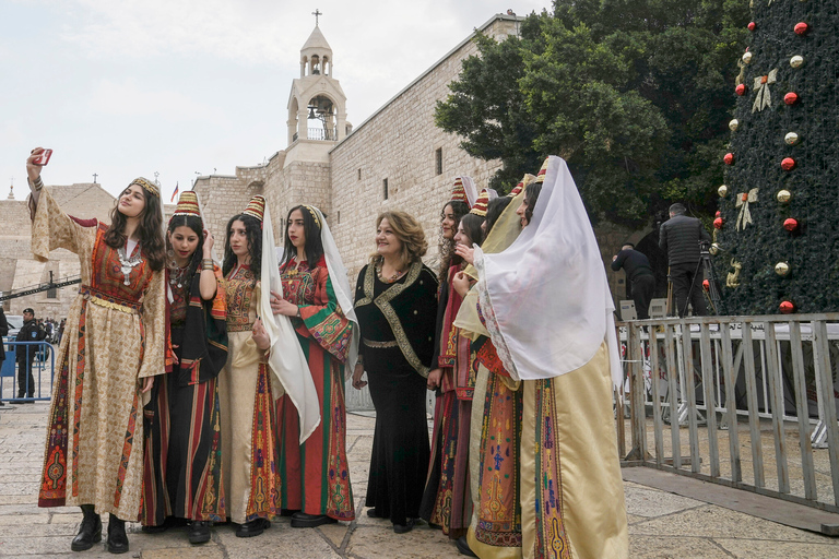 Bethléem, Jéricho et le Jourdain : Visite guidée et transportPrise en charge à Tel Aviv