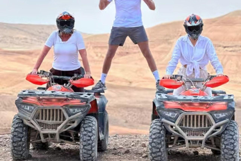 Marrakech: Agafay Desert Lunch Swimming Pool, Quad Biking Agafay Desert Day: Quad Bike, Lunch & Swim Adventure