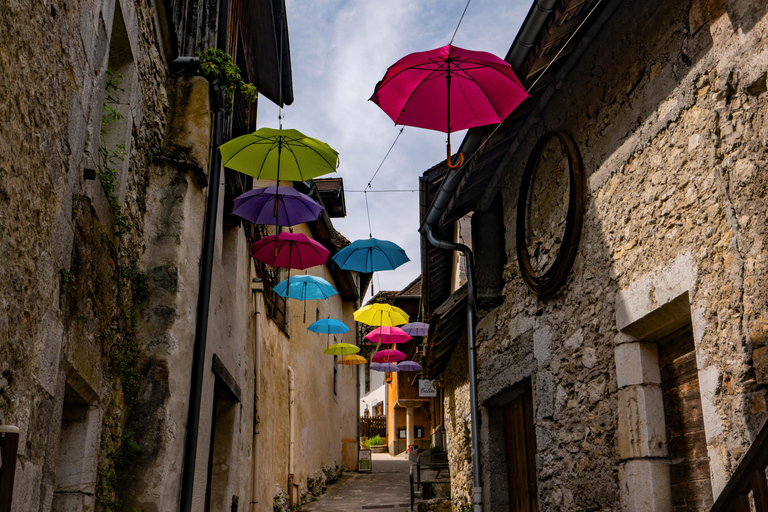 Desde Annecy: visita a Chanaz, degustaciones y crucero por el lago.