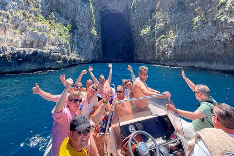 From Tirana: Sazan, Pirate Cave & Karaburun by Speedboat