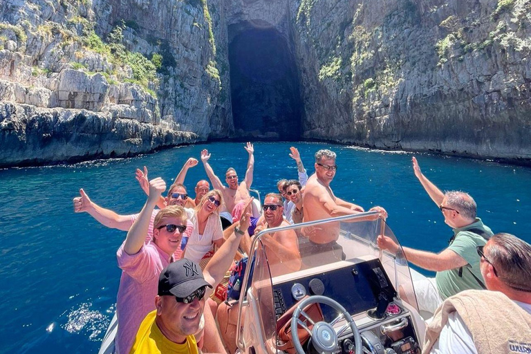 From Tirana: Sazan, Pirate Cave & Karaburun by Speedboat