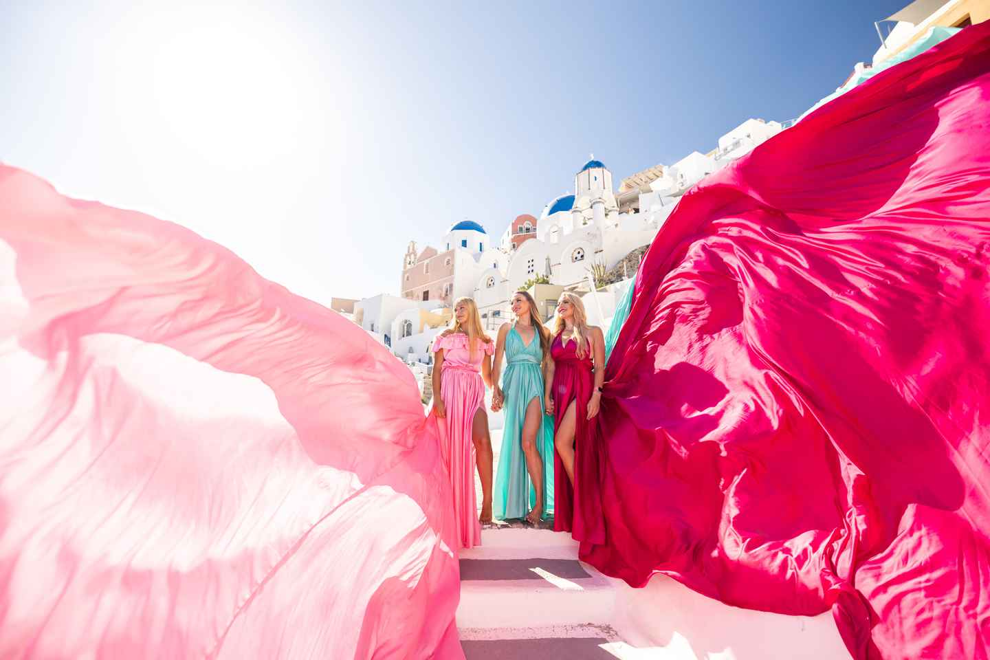 Santorini: Flying Dress Photoshoot **Dress Included**