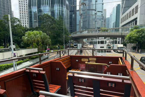 Hong Kong: TramOramic Tour with 2-Days Unlimited Tram Ride 10:00 AM TramOramic Tour (From Western Market Terminus)
