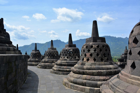 Yogyakarta: Borobudur Climb to The top & Prambanan Day Tour Shared Transport Excluded Ticket Temple