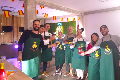 Madrid: Paella und Sangria Workshop mit Tapas Verkostung