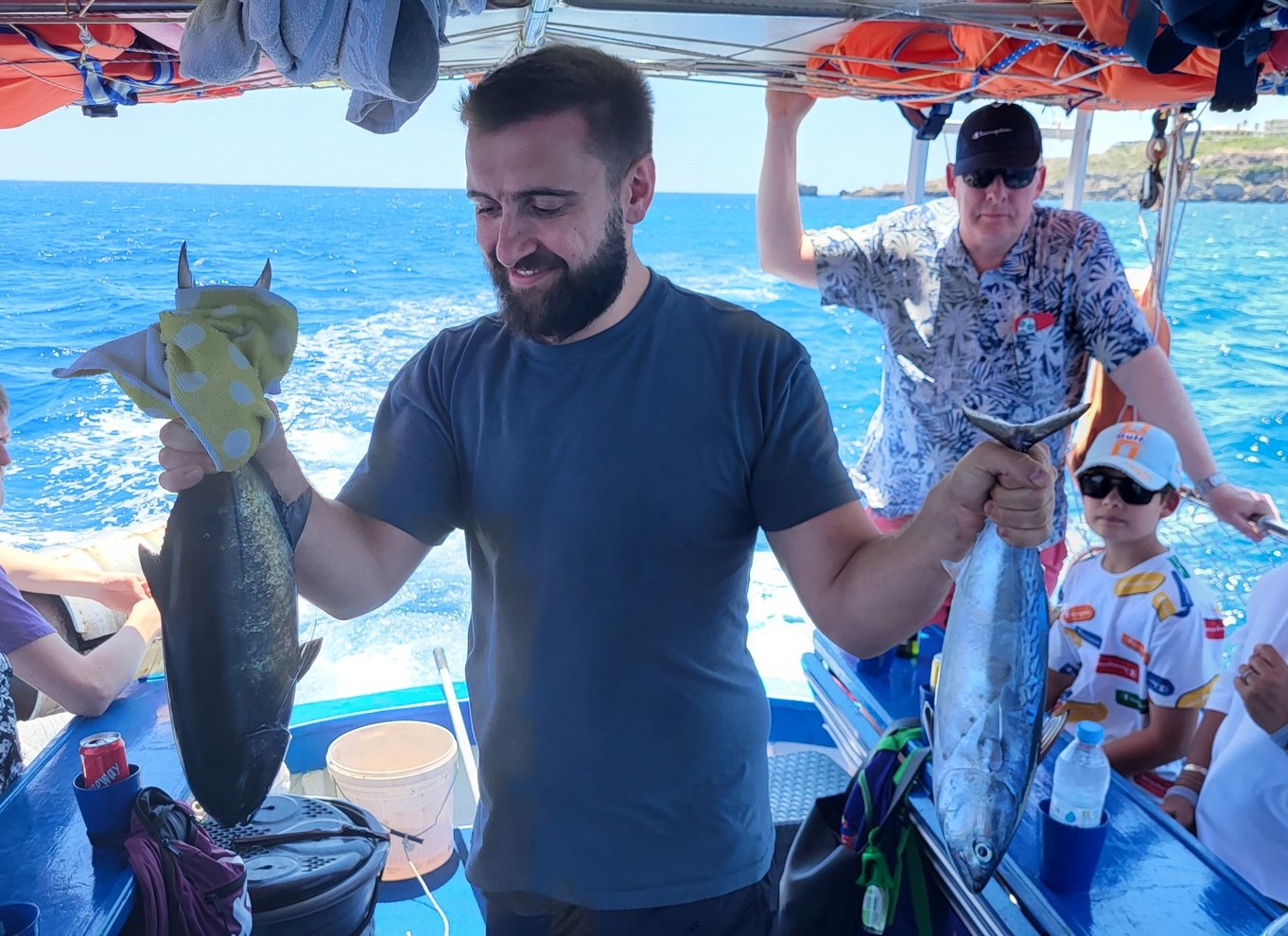 Rhodos: Fisketur, snorkling, grill og professionel guide