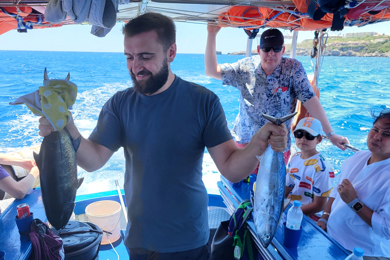 Rodas: Excursión de pesca, snorkel, barbacoa y guía profesional