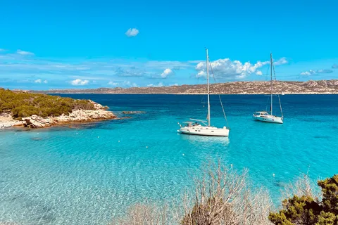 From Palau: Sailing tour La Maddalena Arcipelago with lunch