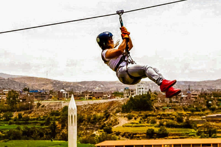 Rafting e tirolesa em Arequipa