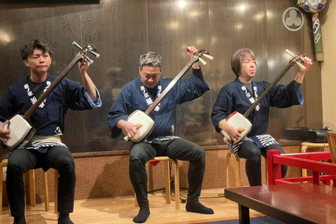 Tokyo: Live Shamisen and Izakaya Experience