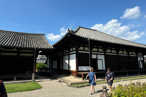 Nara: il Tempio Gangoji, patrimonio dell&#039;umanità, e la città vecchia di Naramachi