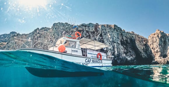 Rhodes:Fishing Trip with BBQ and Swimming Captain Manolis