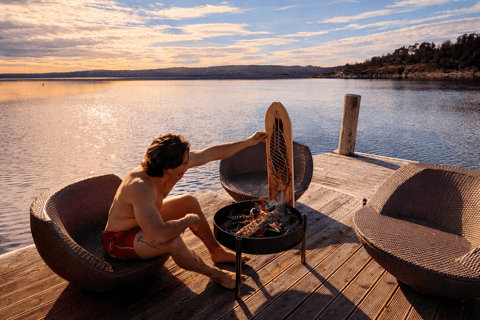 Oslo: Malmøya Island Salmon Grilling Workshop & Jacuzzi
