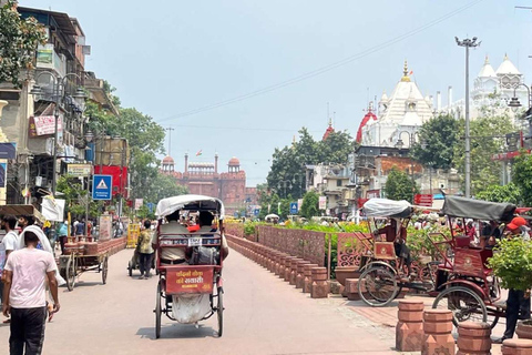 Delhi: Private Chandni Chowk, Food Tasting, &amp; Tuk-Tuk TourCar, Tour Guide, Monument Tickets, Street Food &amp; tuk tuk