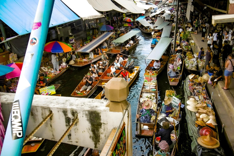 Bangkok:Damnoen Saduak & Maeklong Railway with Bus