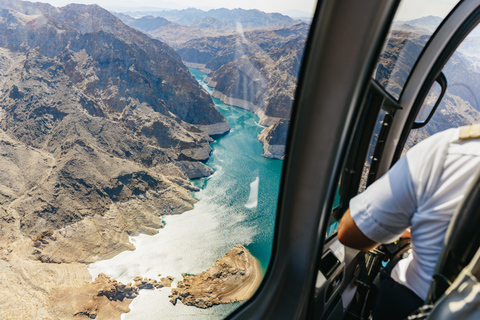 From Las Vegas: Grand Canyon Helicopter Tour with ChampagneSunset Flight and Landing with Champagne