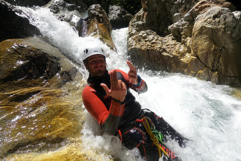 La plagne: introductory canyon at Eau Rousse