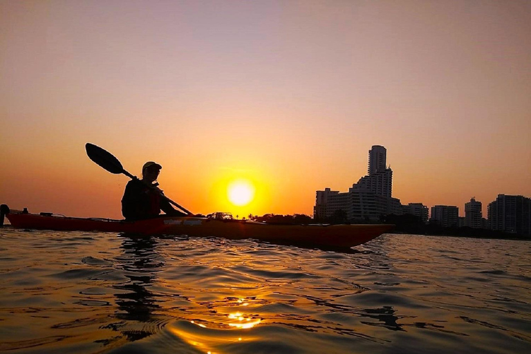 Cartagena: Sunset Kayak Tour with Guide