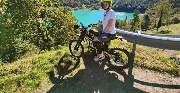 Arco: Tour panoramico Zona on an Off-Road Electric Motorbike