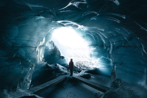 From Vík: Fly your Drone in Katla Ice Cave Super Jeep Tour